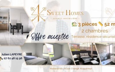 SOUS OFFRE Appartement T2bis Nersac